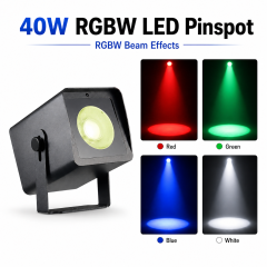 40W RGBW LED Pinspot