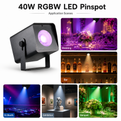 40W RGBW LED Pinspot