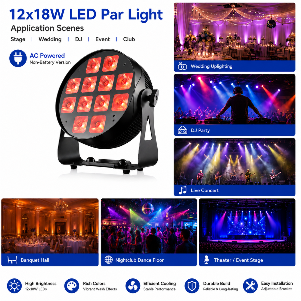 12x18w LED Par Light