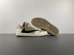 Travis Scott x Air Jordan 1 Retro Low OG SP 'Reverse Olive / Medium Olive'