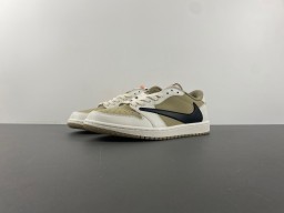 Travis Scott x Air Jordan 1 Retro Low OG SP 'Reverse Olive / Medium Olive'