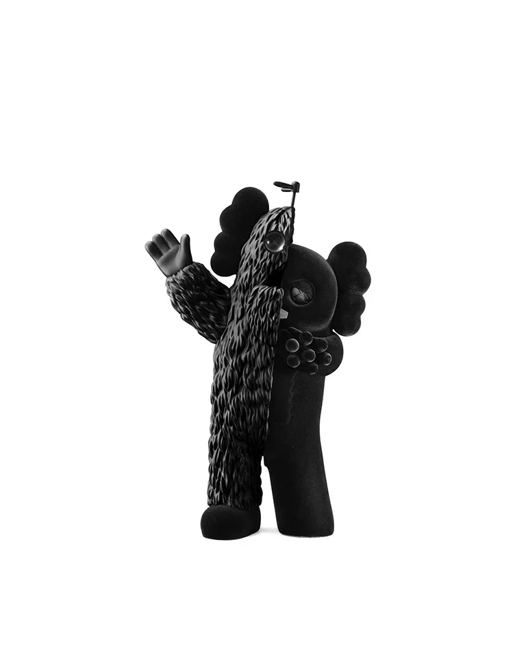 KAWS x HIRAKE PONKIKKI  KACHAMUKKU black figure