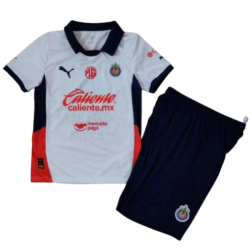 Kids Chivas Away Kit(Jersey+Shorts) 2024/25