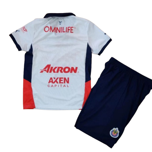 Kids Chivas Away Kit(Jersey+Shorts) 2024/25