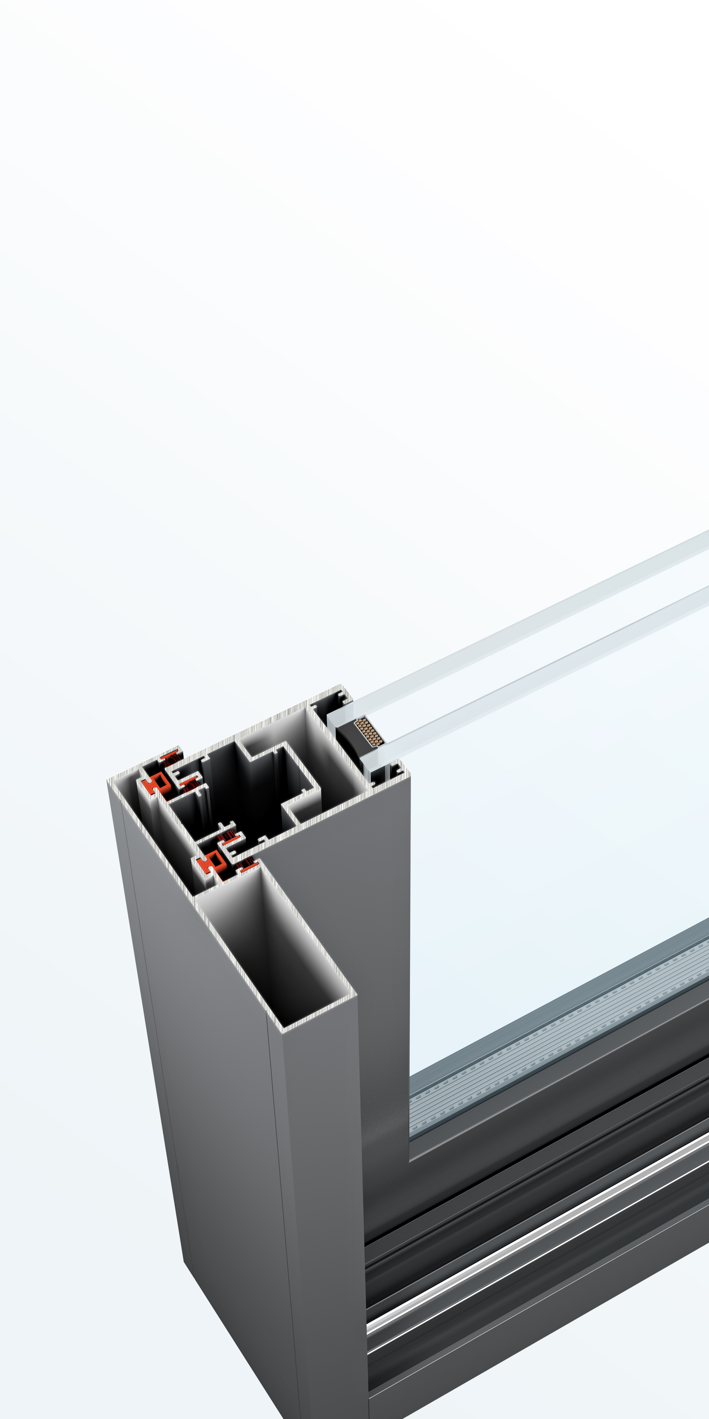 126 non broken bridge lifting door