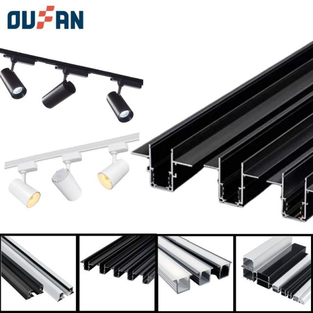 Tiger Powder Spray Aluminum Led Profile for LED Light Track