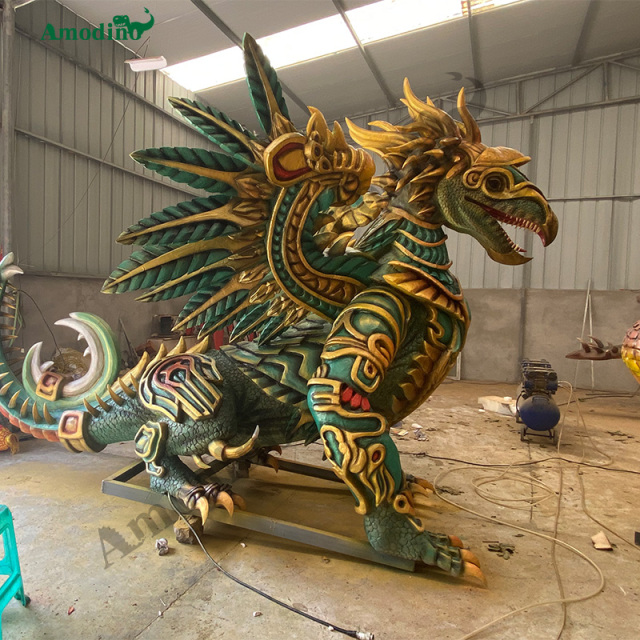 Dragón Volador Animado-10 con Rociado de Agua e Hiperrealista para Centros Comerciales