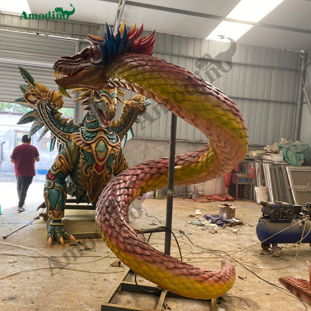 Animatronic Flying Dragon-11 Water spray & Hyper-realistic for Amusement Park