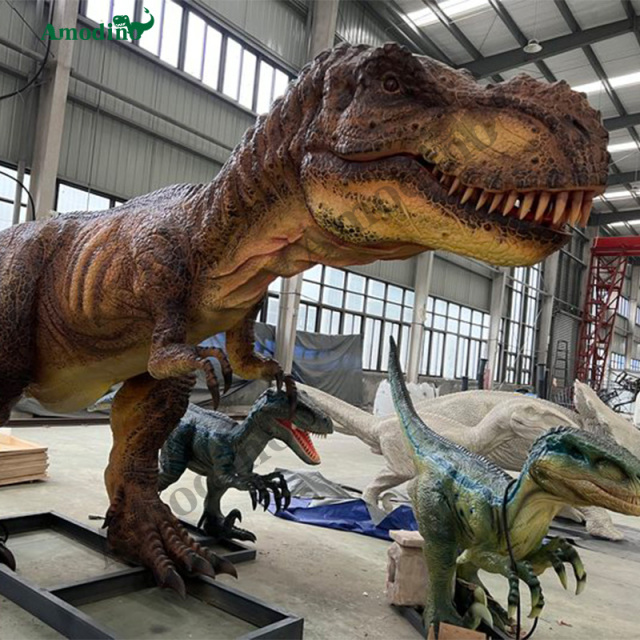 Animatrónico Tiranosaurio con Rociado e Hiperrealista para Centros Comerciales
