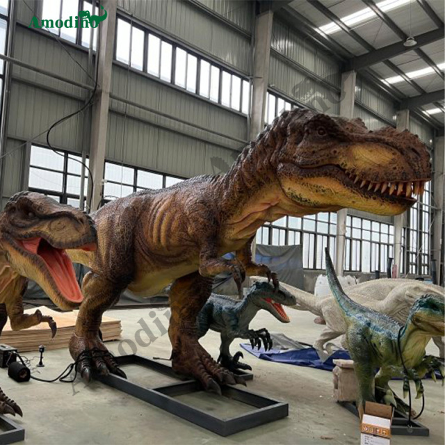 Animatrónico Tiranosaurio con Rociado e Hiperrealista para Centros Comerciales