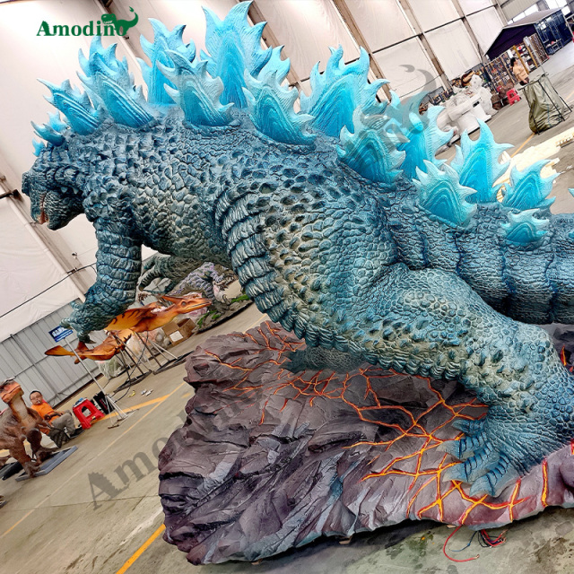 Animatronic Godzilla Water spray & Hyper-realistic for Dinosaur Park