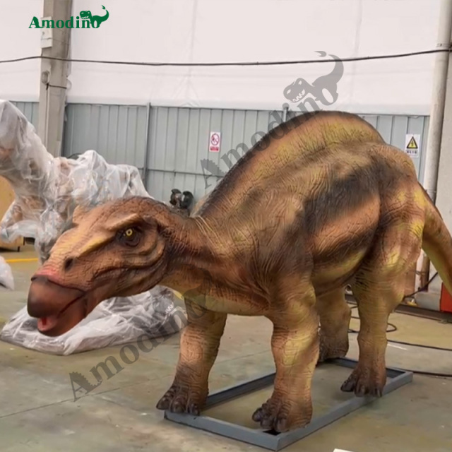 Animatrónico Maiasaura con Rociado e Hiperrealista para Parques de Atracciones
