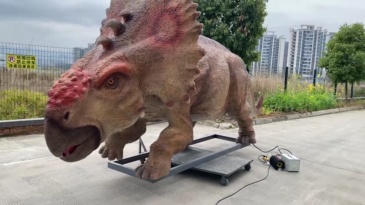 Simulation Pachyrhinosaurus Spray & Customizable for Dinosaur Park