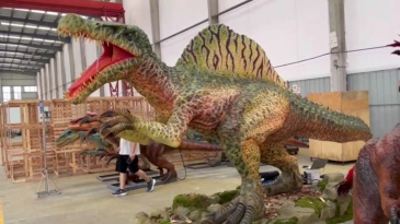 Spinosaurus Electrónico con Rociador y Personalizable para Centros Comerciales