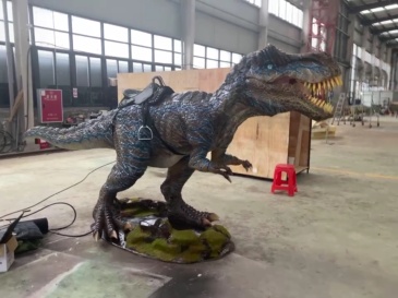 Paseo animatrónico en un Tyrannosaurus Rex con rociador de agua y personalizable para Dinosaur Park