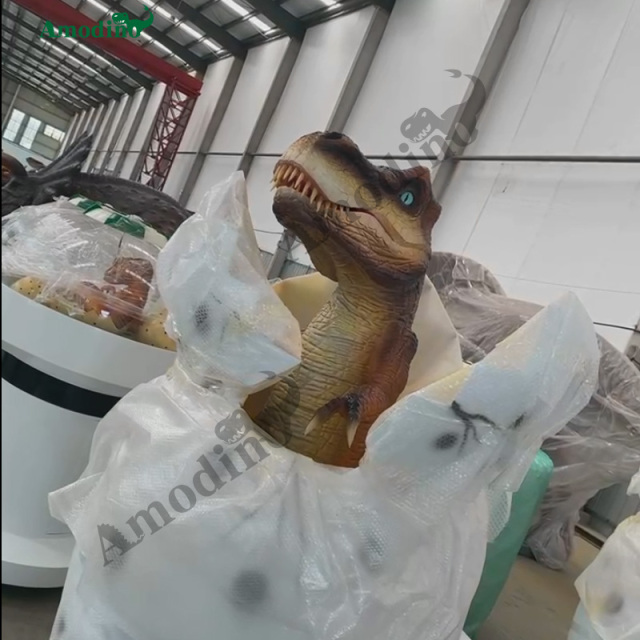 Electronic Eggshell Dinosaur Customizable & Hyper-realistic for Dinosaur Park