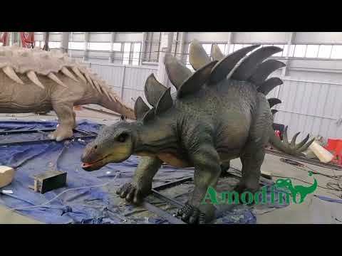 7m long animatronic Stegosaurus model