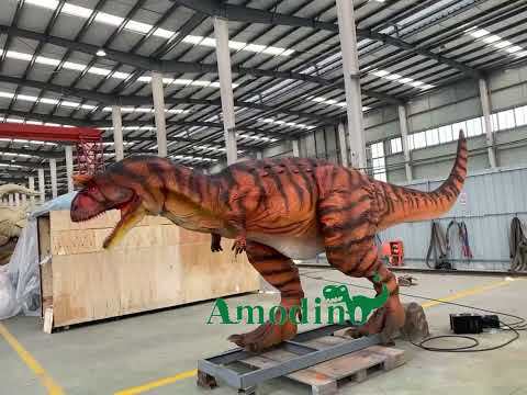 7m long animatronic Carnotaurus for dinosaur park