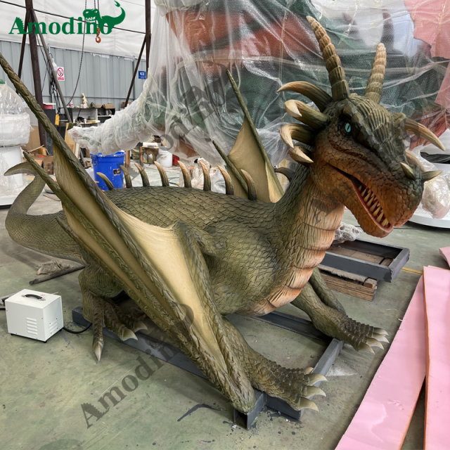 simulation dragon model with high quality