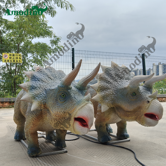 animatronic Baby Triceratops for dino park