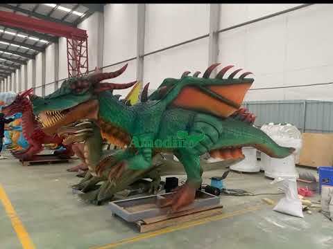 7m long electronic flying dragon for park