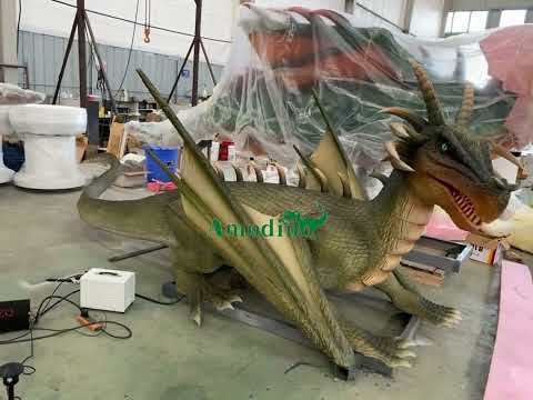 simulation dragon model with high quality