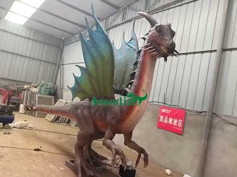7m long simulation dragon with wings