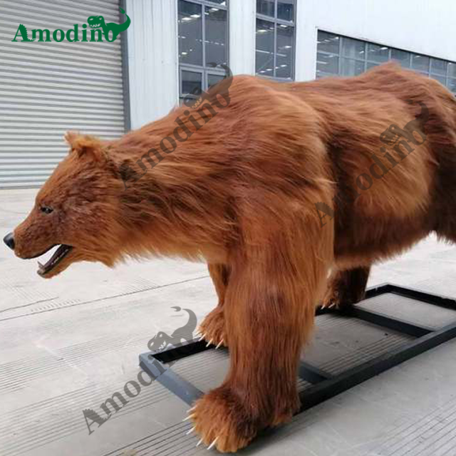 3m long animatronic bear model for park