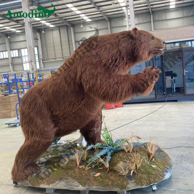 high quality animatronic bear model for zoo
