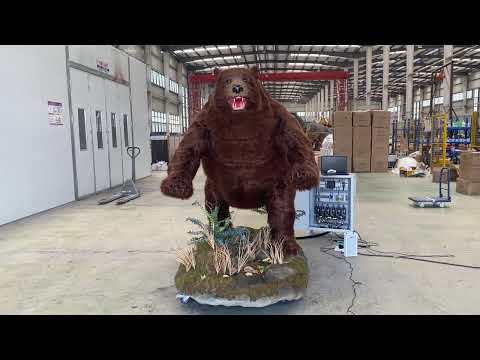 high quality animatronic bear model for zoo