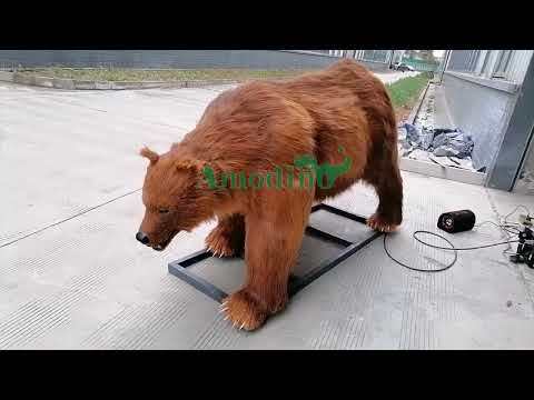 3m long animatronic bear model for park