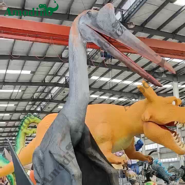6m high  animatronic Quetzalcoatlus