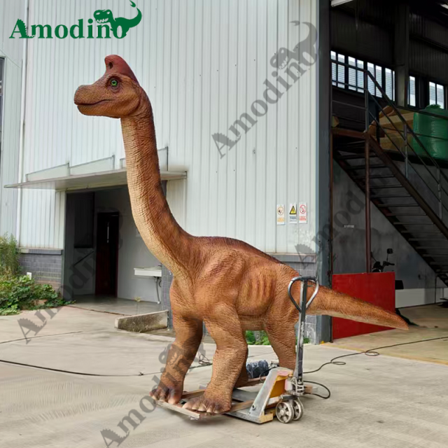 Braquiosaurio electrónico e hiperrealista para parques de atracciones y zoológicos