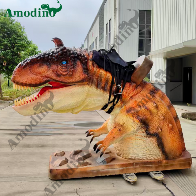 Electronic Half-Body Carnotaurus & Hyper-Realistic (Suitable for Amusement Parks, Zoos, and Theme Parks)