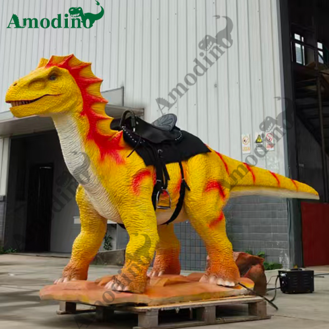 Amargasaurus cazaui electrónico y modelos hiperrealistas (aptos para parques de atracciones, zoológicos y parques temáticos)