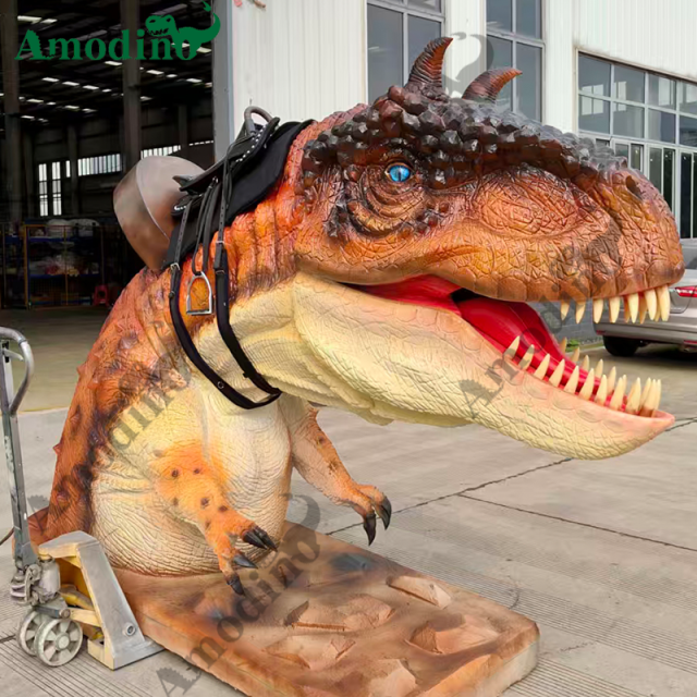 Electronic Half-Body Carnotaurus & Hyper-Realistic (Suitable for Amusement Parks, Zoos, and Theme Parks)