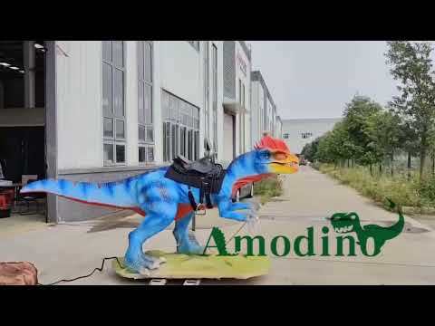 El animatrónico realista Dilophosauru es perfecto para parques temáticos y zoológicos.