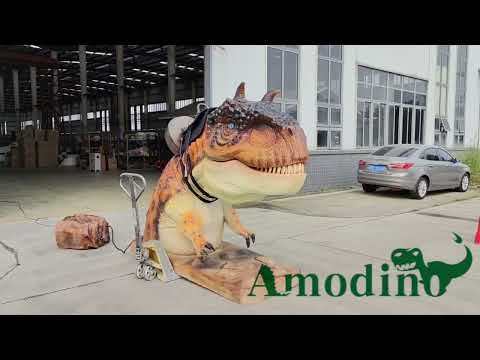 Electronic Half-Body Carnotaurus & Hyper-Realistic (Suitable for Amusement Parks, Zoos, and Theme Parks)
