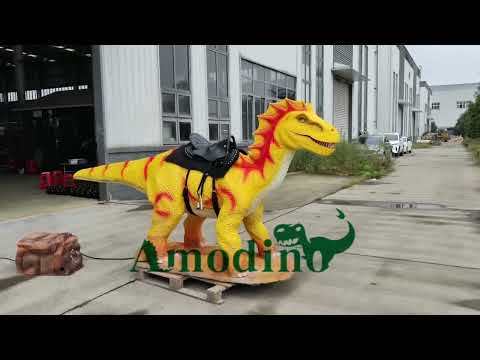 Amargasaurus cazaui electrónico y modelos hiperrealistas (aptos para parques de atracciones, zoológicos y parques temáticos)