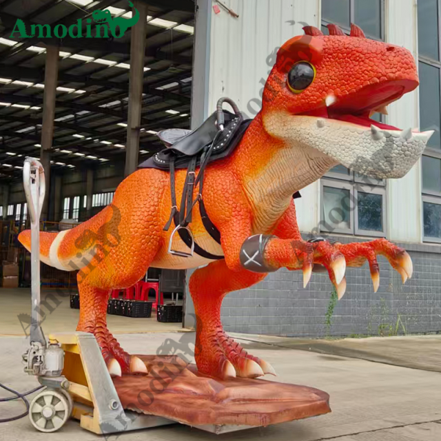 Affordable and adorable cartoon dinosaur ride suitable for amusement parks and theme parks