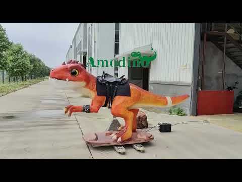Affordable and adorable cartoon dinosaur ride suitable for amusement parks and theme parks