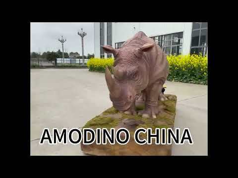 Animatronic Rhino Replica model for park