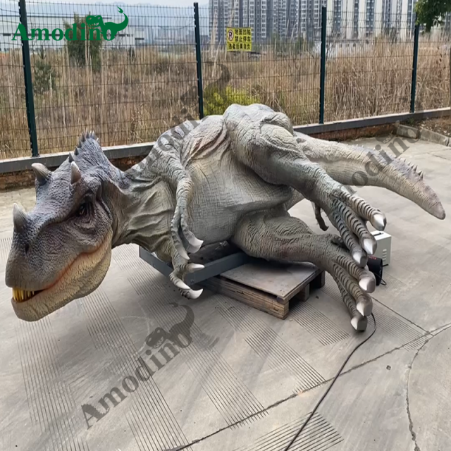 Dinosaurios animatrónicos Ceratosaurus para parque de atracciones y zoológico