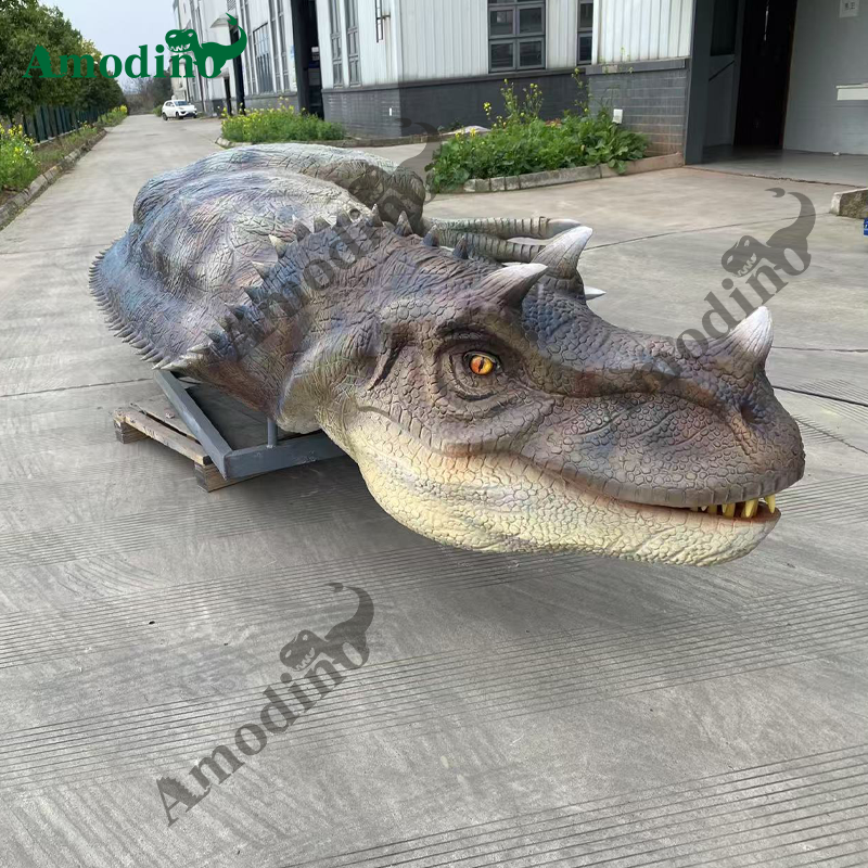 Dinosaurios animatrónicos Ceratosaurus para parque de atracciones y zoológico
