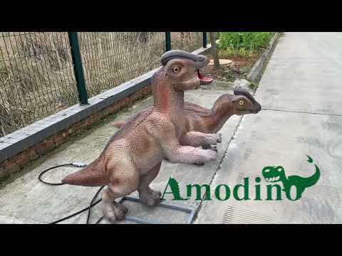 Animatronic Baby Parasaurolophus for Dinosaur Show