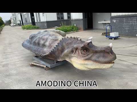 Dinosaurios animatrónicos Ceratosaurus para parque de atracciones y zoológico