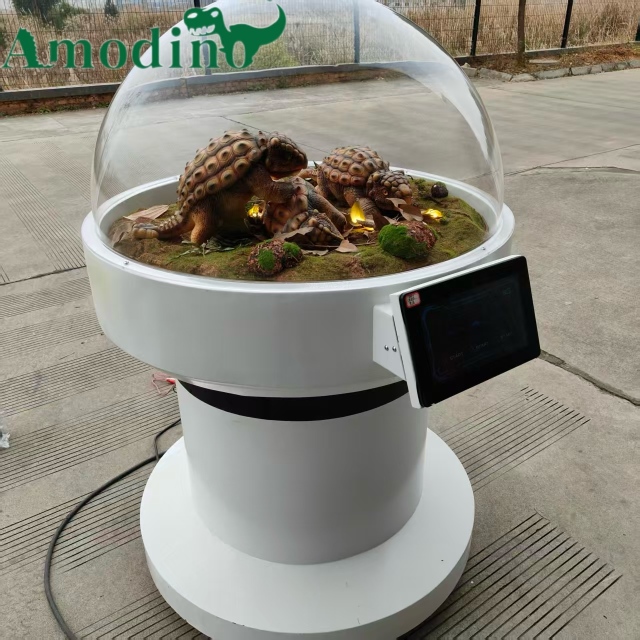 Hyper-Realistic Baby Ankylosaurus Incubator