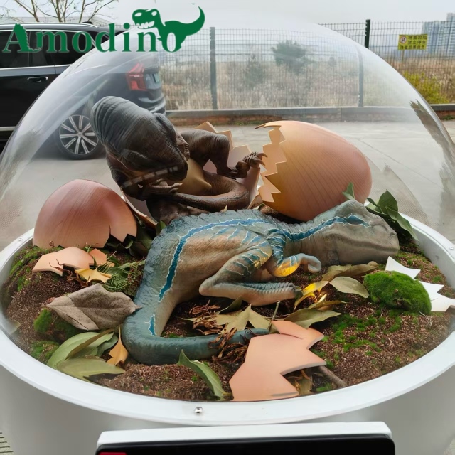 Hyper-Realistic Baby Raptor Incubator