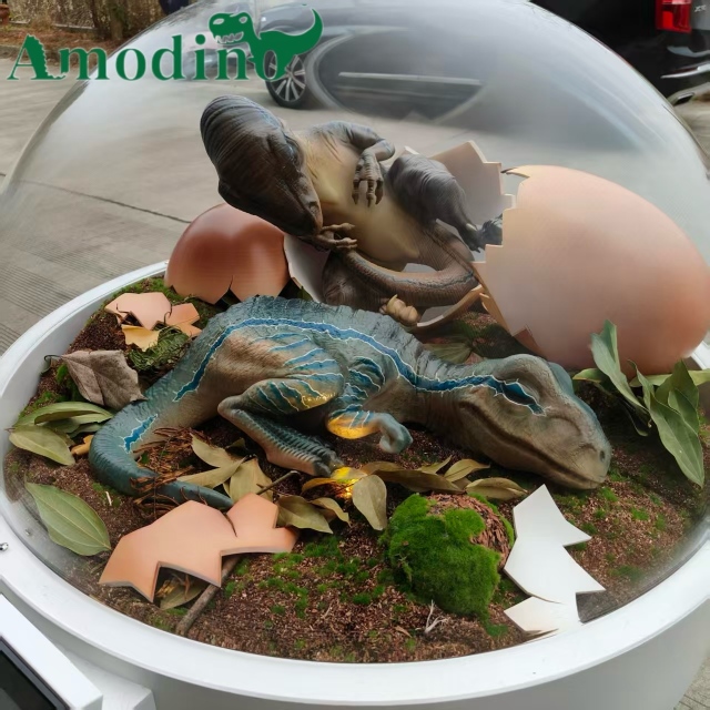 Hyper-Realistic Baby Raptor Incubator