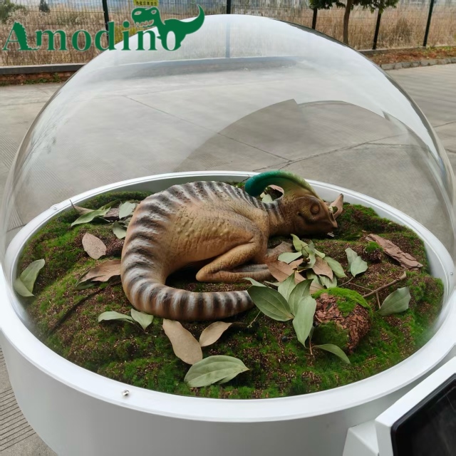 Parasaurolophus Baby Incubator – Lifelike Animatronic Hatching Egg
